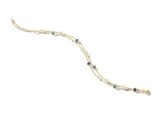Y2569 You and Me armband geelgoud 18ct met  topaas