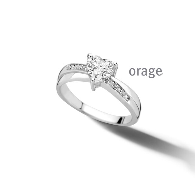 Orage ring zilver zirconium
