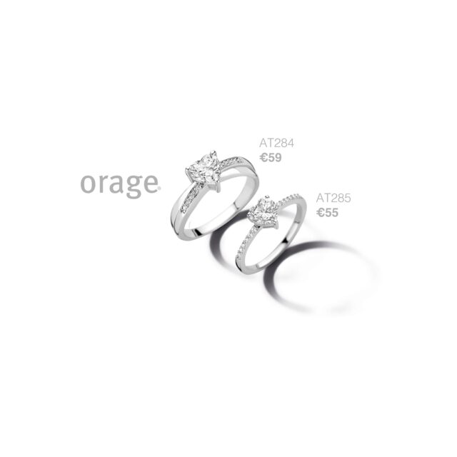 Orage ring zilver zirconium