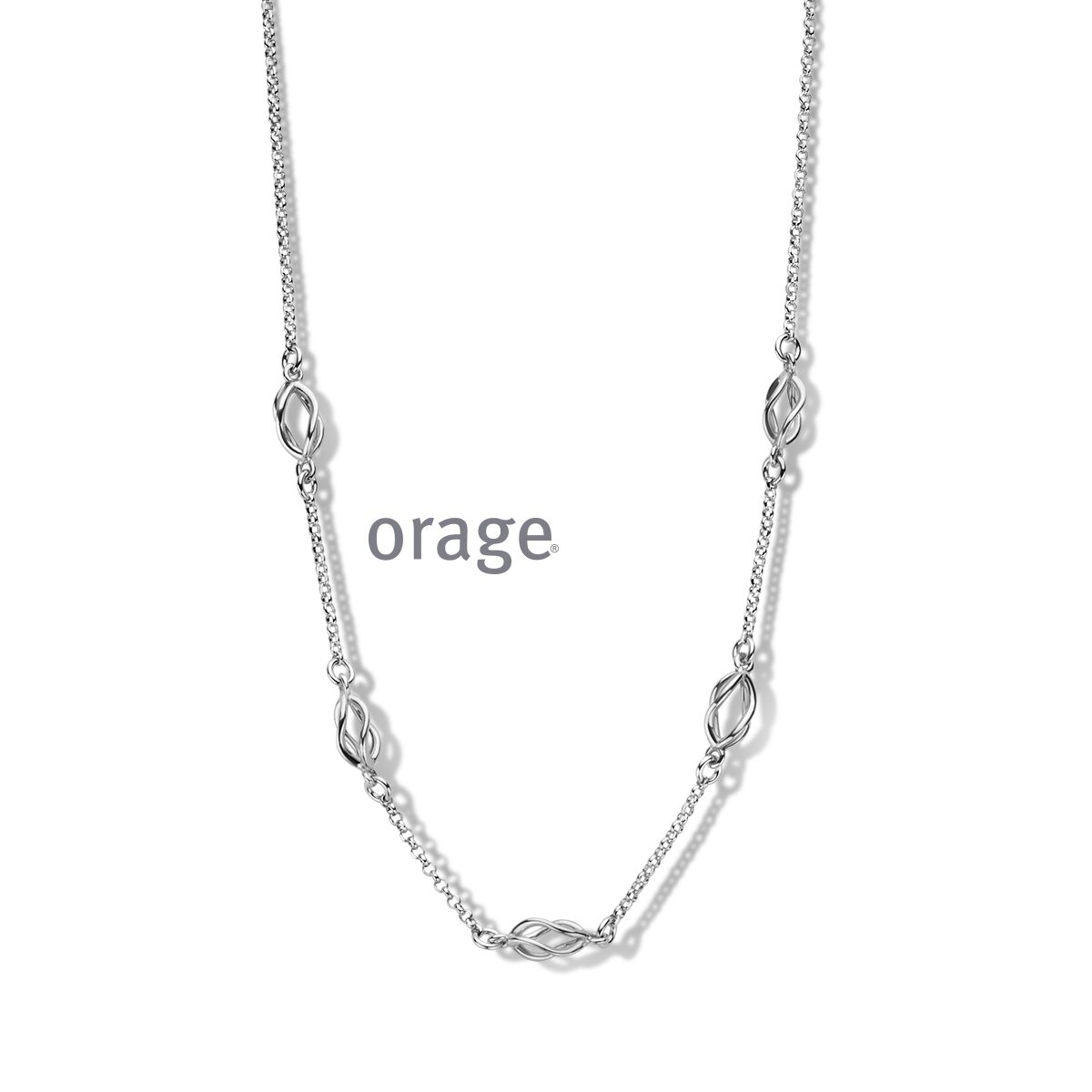 Orage ketting zilver 