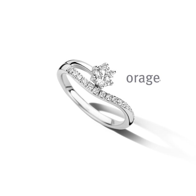 Orage ring zilver zirconium