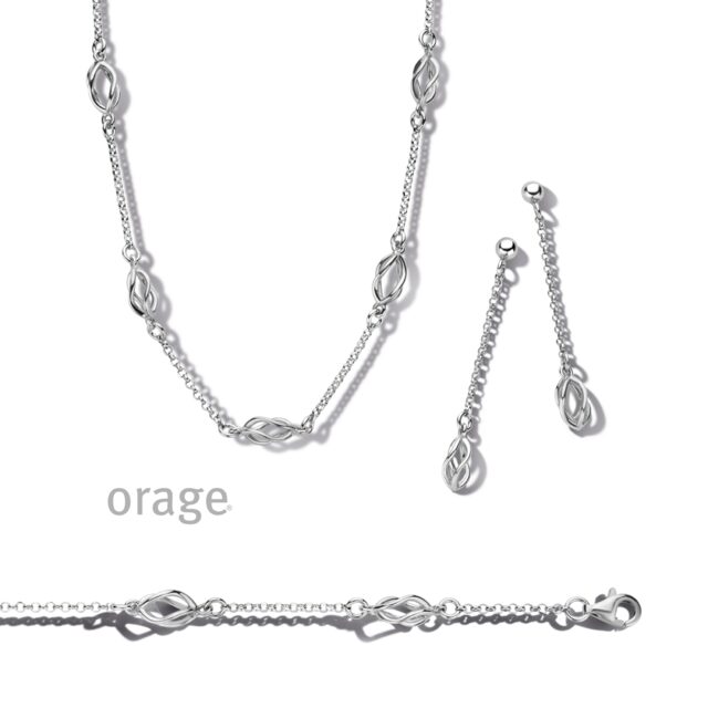 Orage armband zilver zirconium