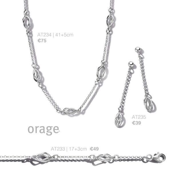 Orage armband zilver zirconium