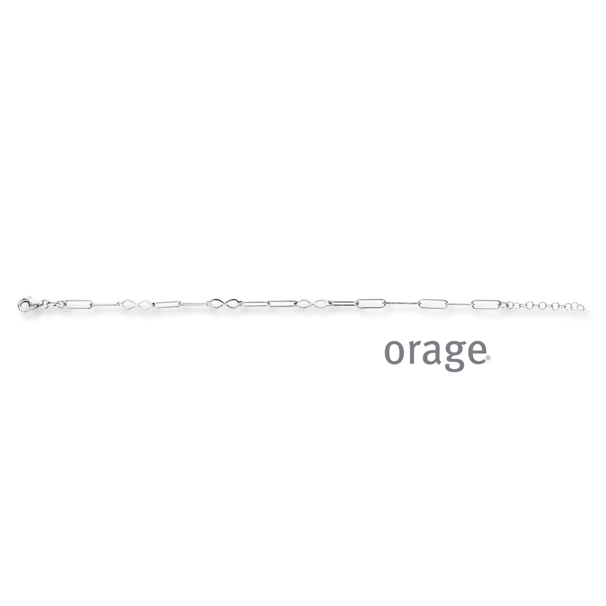 Orage armband infinty zilver