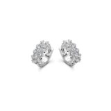 Naiomy zilver oorringen gezet met zirconium