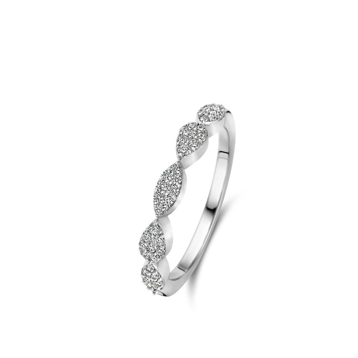 N4A57 Naiomy ring zilver met zirconium