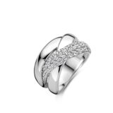 Naiomy zilver ring gezet met zirconium