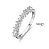 BA069  ring zilver zirxoniusm maat 50-58