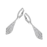 Naiomy zilver oorringen  met  zirconium