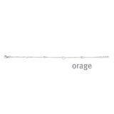 Orage armband hart zilver