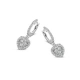 Naiomy zilver oorringen gezet met zirconium