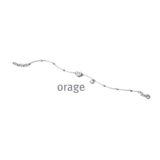Orage armband hart zilver zirconium