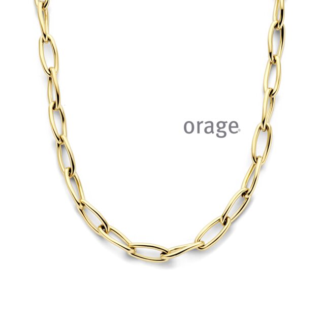 Orage ketting AW114 verguld geel