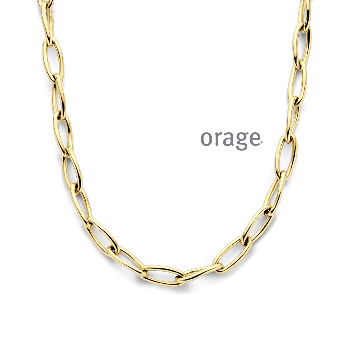 Orage ketting AW114 verguld geel