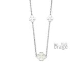 Orage Kids halsketting klavertje 4 parelmoer