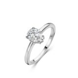 Naiomy zilver ring gezet met zirconium